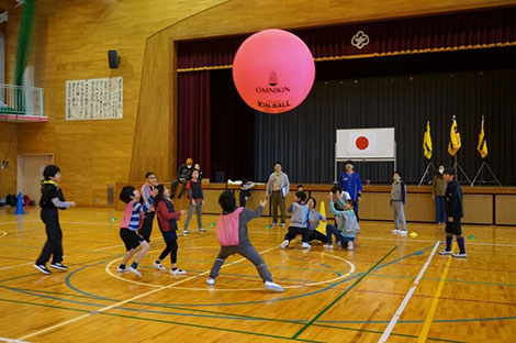 キンボール試合