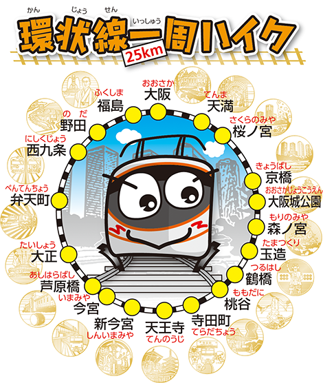 大阪環状線一周ハイク