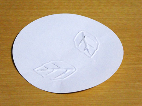 木の葉章エンボス