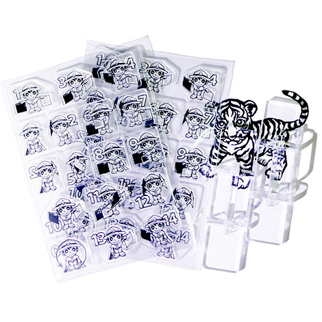 手旗クリアスタンプ