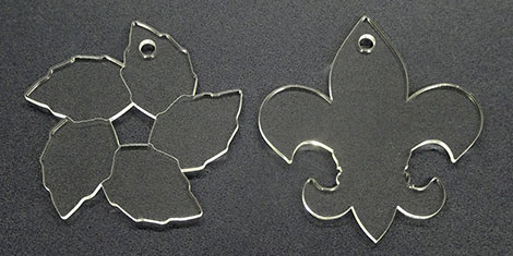 アクリル木の葉