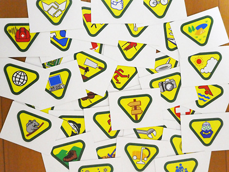 チャレンジ章カルタ