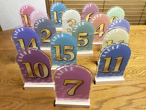 テーブルサイン