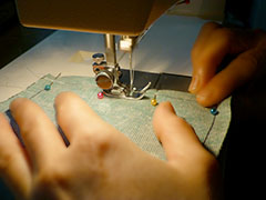 海賊帽　ミシン