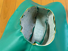 海賊帽　仮止め