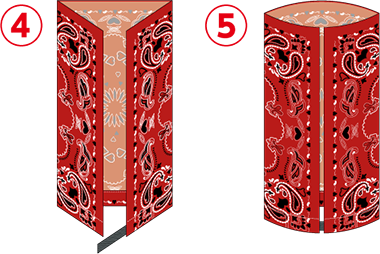 海賊帽　作り方4・5