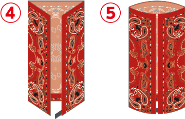 海賊帽　作り方4・5