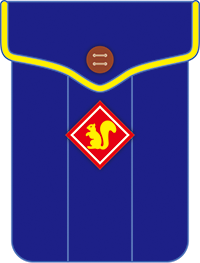 完修章・りすバッジ