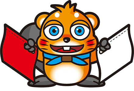 ビーバー君　手旗