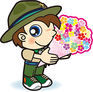 ボーイ花束