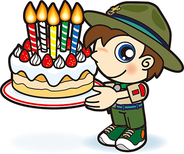 ボーイスカウト　ケーキ