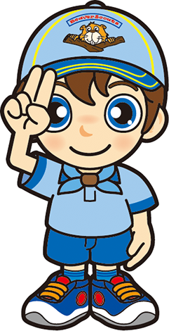 ビーバースカウト　敬礼