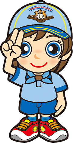 ビーバースカウト　敬礼