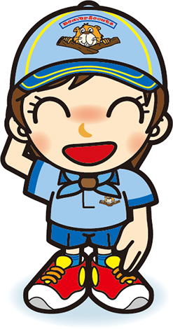 照れるビーバー