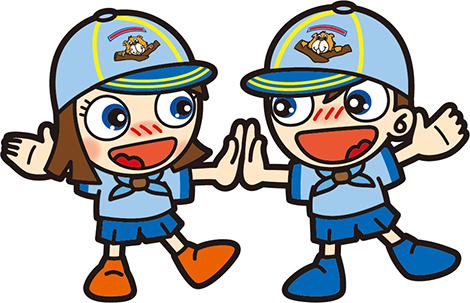 踊るビーバースカウト