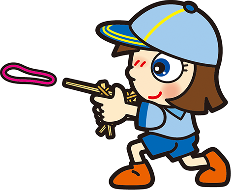 割りばしゴム鉄砲