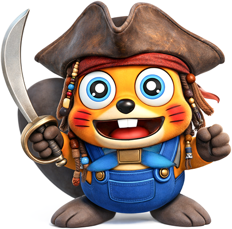 海賊ビーバー君