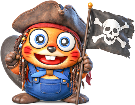 海賊ビーバー君