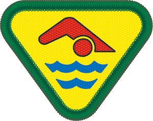 チャレンジ章　水泳選手