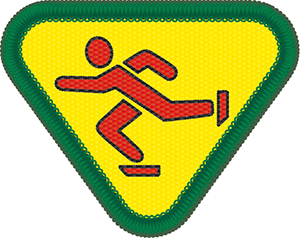 チャレンジ章　アイススケート選手