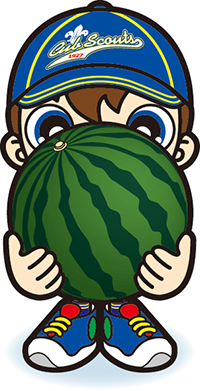 スイカとカブスカウト