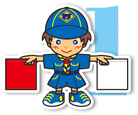 手旗信号　第1原画