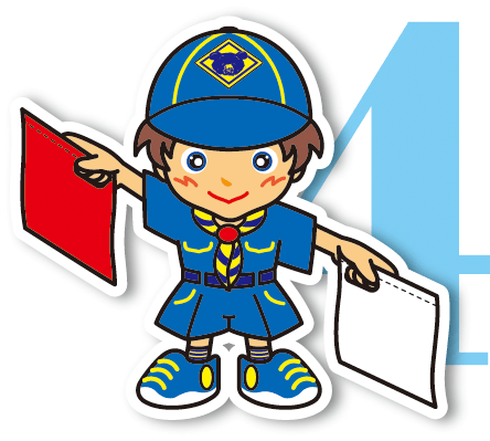 手旗信号　第4原画