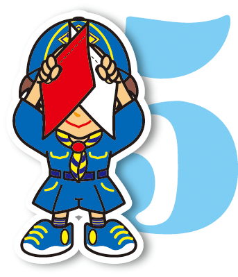 手旗信号　第5原画