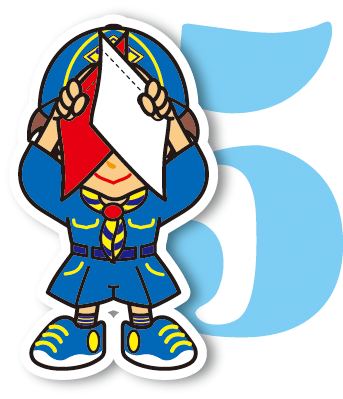 手旗信号　第5原画