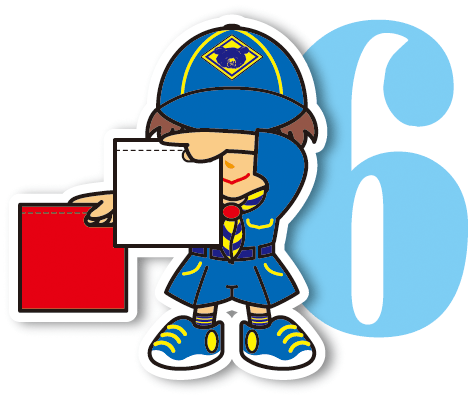 手旗信号　第6原画