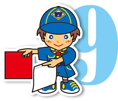 手旗信号　第9原画