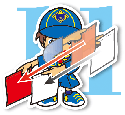 手旗信号　第11原画