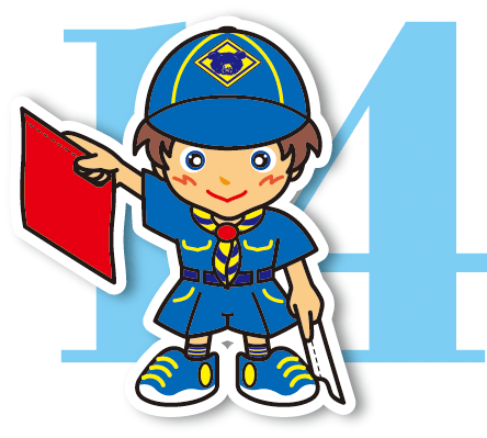 手旗信号　第14原画