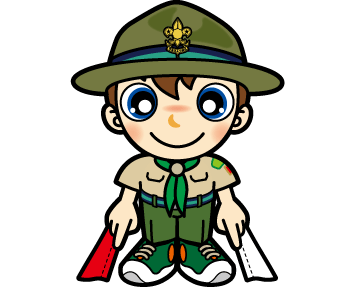 手旗信号　ナ