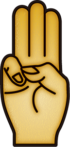 友情バッジ　金色