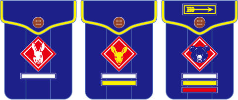 クリア章の付け方