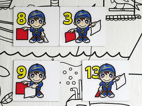 手旗マグネット