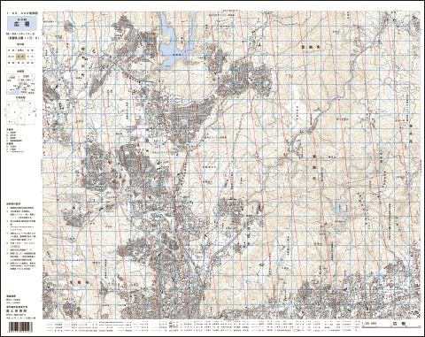 2万5千分1地形図