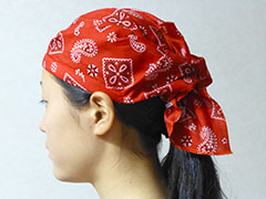 バンダナ海賊帽