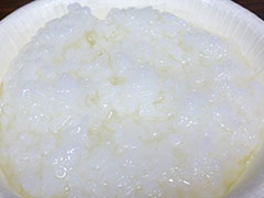 ポリ袋料理　お粥