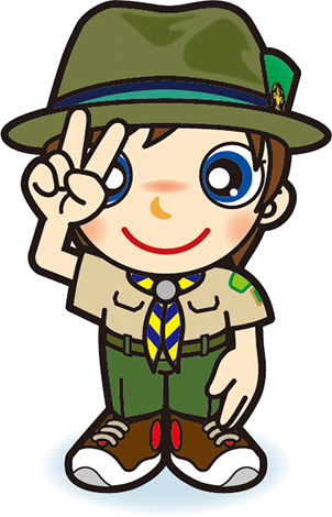 カブ隊隊長　敬礼