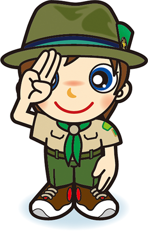 ボーイ隊隊長　敬礼