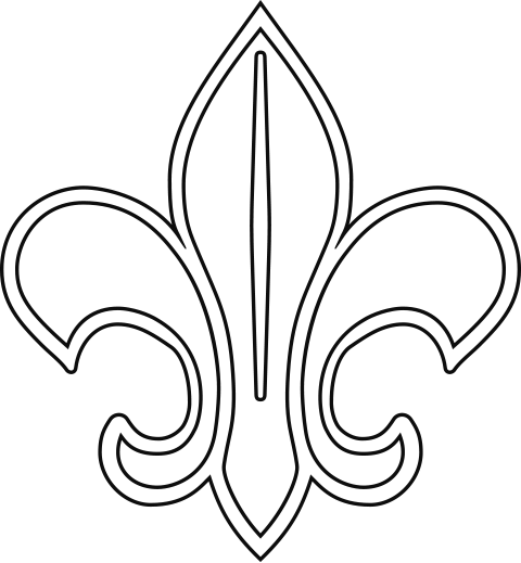 スカウト章　ゆり