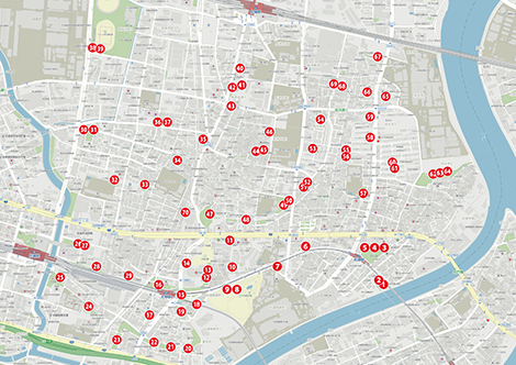 スライダー地図