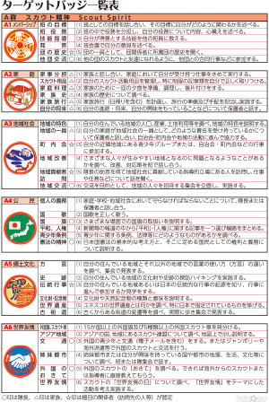 ターゲットバッジA群