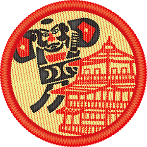 ターゲットバッジ　郷土文化