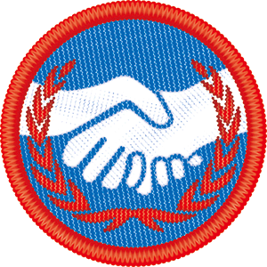 ターゲットバッジ　世界友情