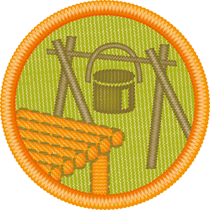 ターゲットバッジ　キャンプクラフト